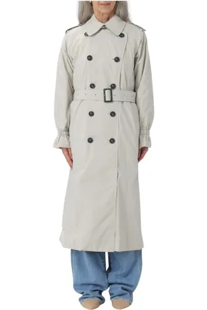 save the duck Mantels, Dames, Grijs, S, Polyester, Klassieke Trenchcoat