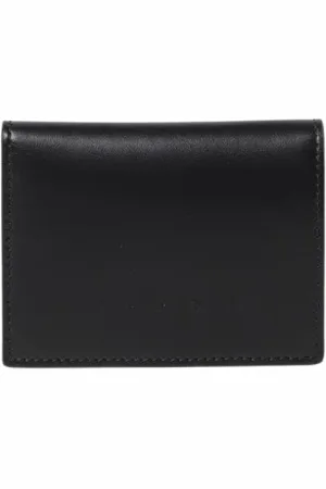 Marni Accessoires, Dames, Zwart, ONE Size, Zwarte Leren Portemonnee voor Vrouwen