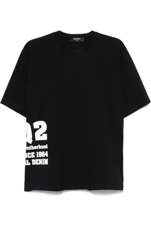 Dsquared2 Tops, Heren, Zwart, S, Zwart Overhemd Stijlvolle Herenmode