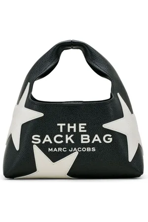 Marc Jacobs Tassen, Dames, Zwart, ONE Size, Leer, Star Patchwork Mini Sack Bag