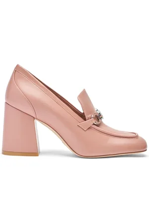 Stuart Weitzman Schoenen, Dames, Roze, 37 EU, Leer, Signature Loafer Pump