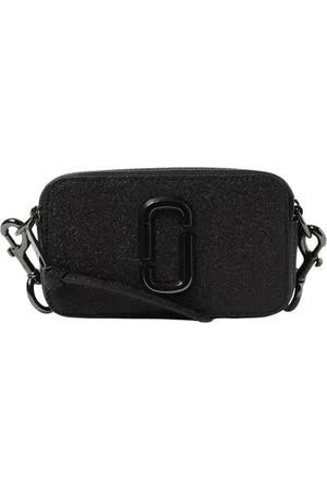 Marc Jacobs Tassen, Dames, Zwart, ONE Size, Leer, Glitter Crossbody Tas