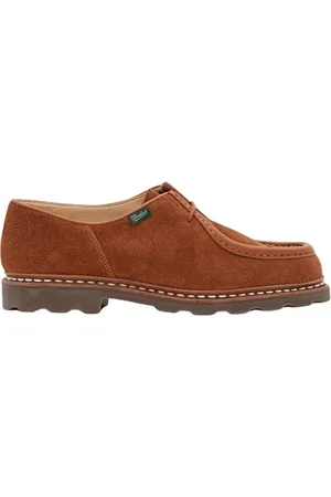 Paraboot Schoenen, Dames, Bruin, 43 EU, Leer, Elegante Leren Platte Schoenen
