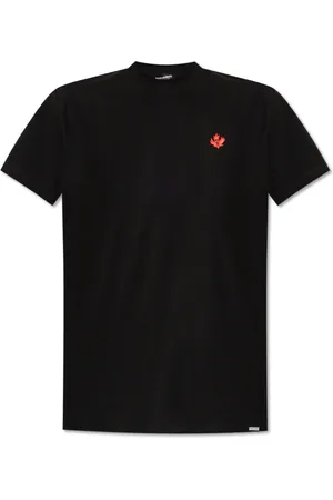 Dsquared2 Tops, Dames, Zwart, XL, Katoen, T-shirt uit de `Underwear` collectie
