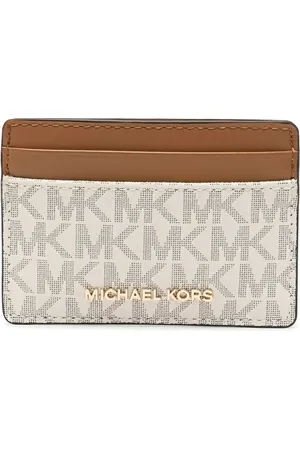 Michael Kors Accessoires, Dames, Wit, ONE Size, Polyester, Logo Kaarthouder
