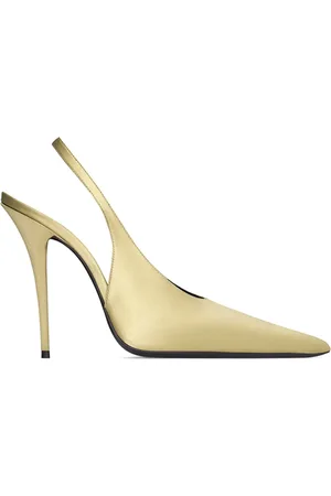Saint Laurent Schoenen, Dames, , 40 EU, Leer, Elegante Slingback Pumps