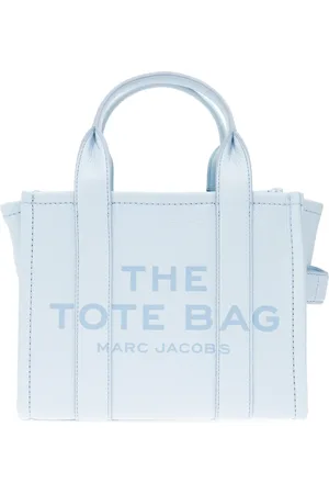 Marc Jacobs Tassen, Dames, Blauw, ONE Size, The Leather Small Tote Bag