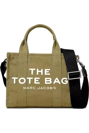 Marc Jacobs Tassen, Dames, Groen, ONE Size, Katoen, The Canvas Small Tote Bag