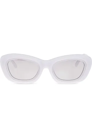 The Attico Accessoires, Dames, Wit, ONE Size, Zonnebril