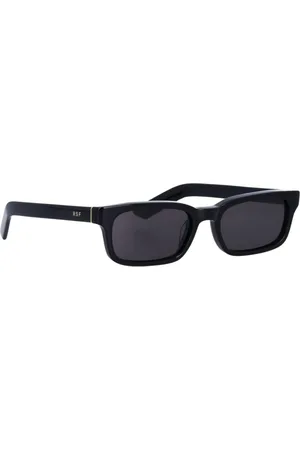 Retrosuperfuture Accessoires, Heren, Zwart, ONE Size, Zwarte vierkante zonnebril voor mannen