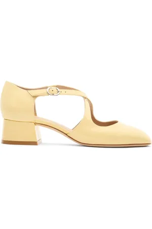 Stuart Weitzman Schoenen, Dames, Geel, 37 1/2 EU, Clem 35
