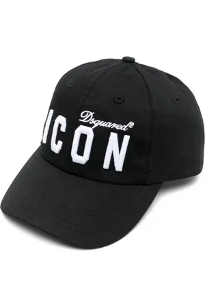 Dsquared2 Accessoires, Dames, Zwart, ONE Size, Katoen, Icon Logo Baseball Cap