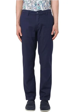 RE-HASH Broeken, Heren, Blauw, W36, Heren Beige Chinos Broek Casual
