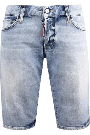 Dsquared2 Korte broeken, Heren, Blauw, 2Xs, Denim, Bermuda Denim Shorts