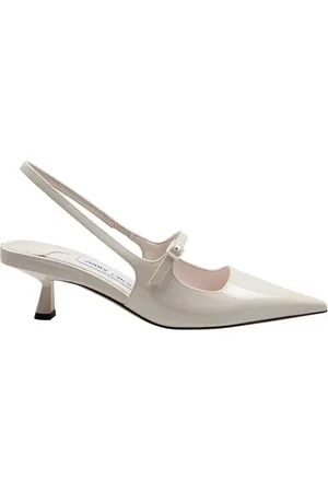 Jimmy Choo Schoenen, Dames, , 36 EU, Leer, Slingback pumps van lakleer