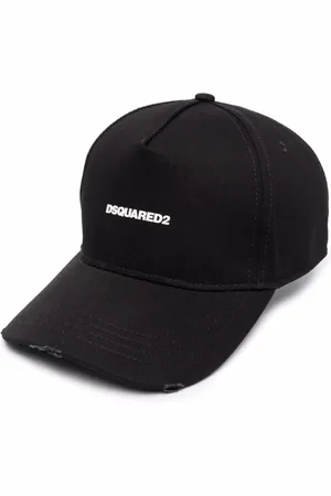 Dsquared2 Accessoires, unisex, Zwart, ONE Size, Nylon, Geborduurde Baseball Cap