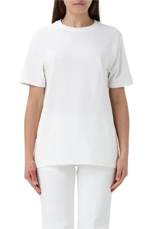 Jil Sander Tops, Dames, Wit, M, Katoen, Witte korte mouw T-shirt