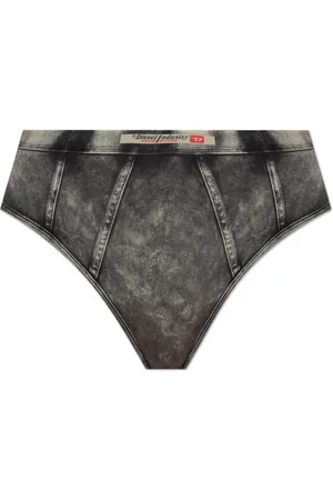 Diesel Ondergoed, Dames, Grijs, XL, Denim, Denim Hipster Panty