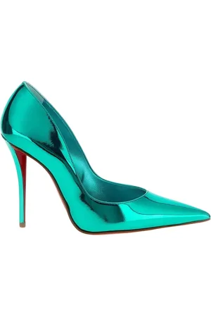 Christian Louboutin Schoenen, Dames, Groen, 36 EU, Luxe Groene Hoge Hakken