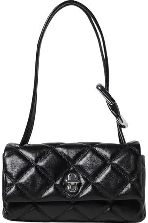 Marc Jacobs Tassen, Dames, Zwart, ONE Size, Leer, Zwarte Leren Crossbody Tas
