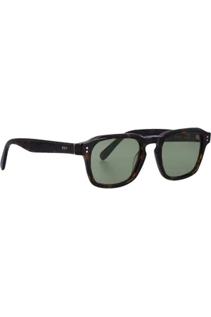Retrosuperfuture Accessoires, Heren, Groen, ONE Size, Stijlvolle groene zonnebril voor mannen