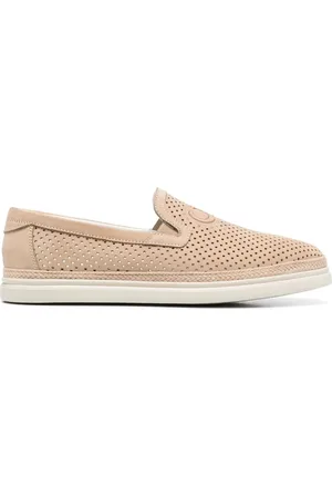 Casadei Schoenen, Heren, , 45 EU, Leer, Nabuk Slip-On Loafers