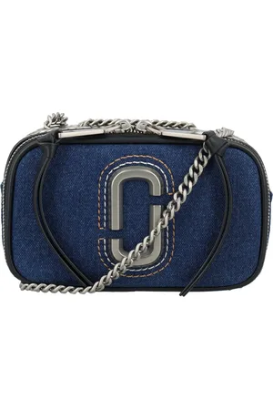 Marc Jacobs Tassen, Dames, Blauw, ONE Size, Denim, Denim Snapshot Handtas