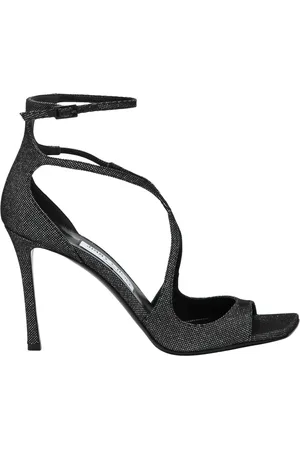 Jimmy Choo Schoenen, Dames, Grijs, 36 1/2 EU, Bruidshoge hak sandaal