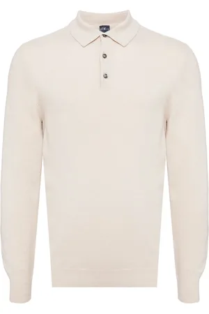 FEDELI Truien, Heren, , 3Xl, Kasjmier, Luxe Kasjmier Polo Shirt
