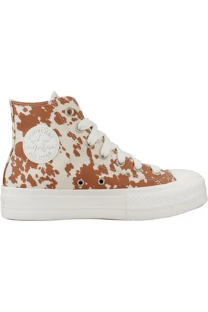 Converse Schoenen, Dames, Veelkleurig, 37 1/2 EU, Verhoogde High Top Sneakers