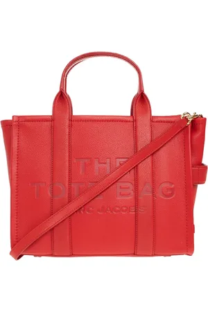Marc Jacobs Tassen, Dames, Rood, ONE Size, Leer, The Medium Tote Bag