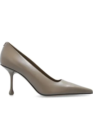 Jimmy Choo Schoenen, Dames, Grijs, 35 EU, Leer, Ixia Pumps met Hak