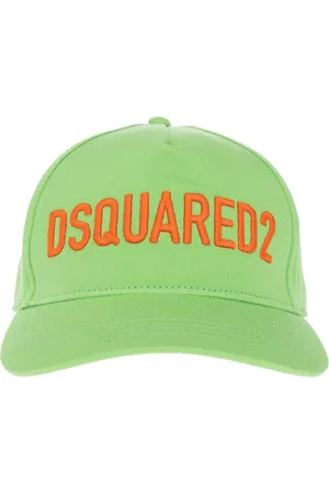 Dsquared2 Accessoires, Dames, Groen, ONE Size, Katoen, Technicolor Acid Baseball Cap