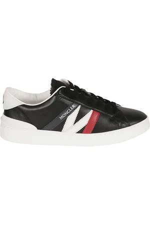 Moncler Schoenen, Heren, Grijs, 44 EU, Nylon, Monaco M Low Top Sneakers