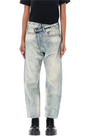 R13 Jeans, Dames, Blauw, W26, Katoen, Vintage Ash Crossover Jeans