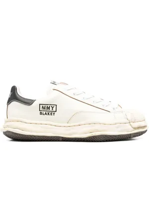 MIHARA YASUHIRO Schoenen, Heren, Wit, 44 EU, Witte Chunky Sole Veterschoenen