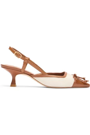 Stuart Weitzman Schoenen, Dames, Bruin, 39 EU, Leer, Kitty Slingback 50