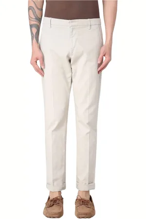 Dondup Broeken, Heren, , W30, Slim-Fit Groene Broek met Zakken