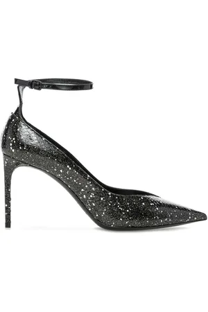 Saint Laurent Schoenen, Dames, Zwart, 35 EU, Stijlvolle instapschoenen