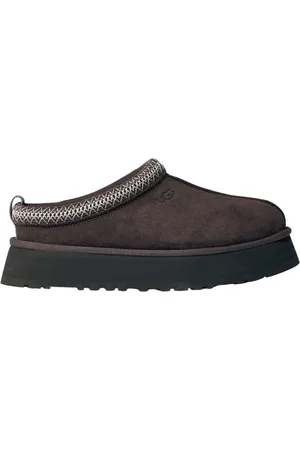 UGG Schoenen, Dames, Bruin, 36 EU, Suède, Suède Instap Platform Schoenen