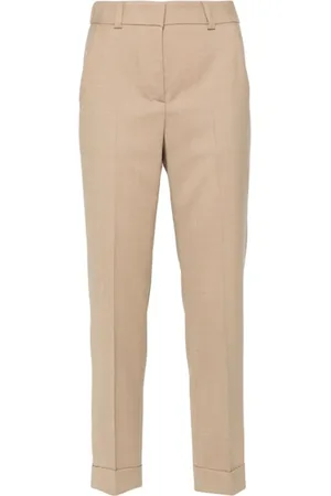 PESERICO SIGN Broeken, Dames, , 2Xl, Wol, wollen mix slim fit broek