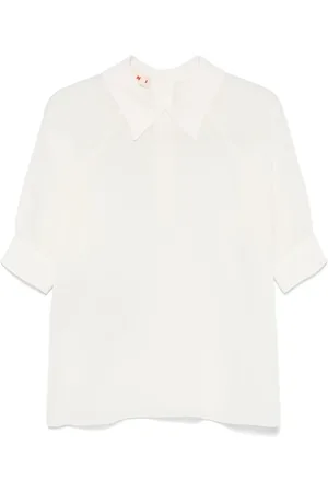 Marni Blouses & Shirts, Dames, Wit, S, Witte Top Modestijl