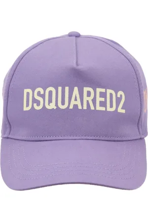 Dsquared2 Accessoires, unisex, Paars, ONE Size, Katoen, Snapback Baseballpet