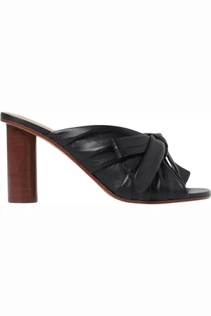 J.W.Anderson Schoenen, Dames, Zwart, 40 EU, Zwarte Boog Hak Sandalen