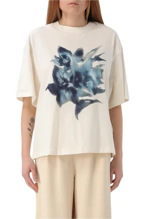 HUGO BOSS Tops, Dames, , S, Katoen, Bloemen Boss Tee