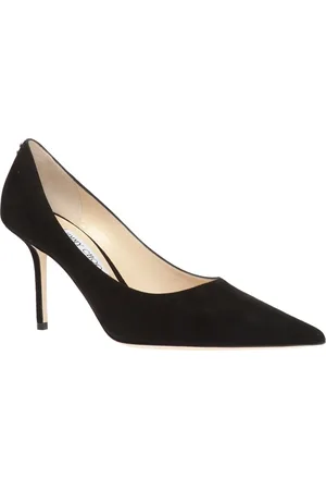 Jimmy Choo Schoenen, Dames, Zwart, 35 1/2 EU, Suède, Love suède stiletto pumps