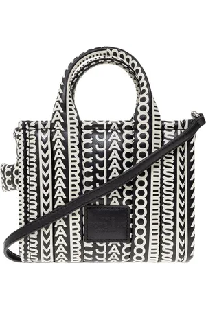 Marc Jacobs Tassen, Dames, Zwart, ONE Size, Leer, The Tote Micro Schoudertas