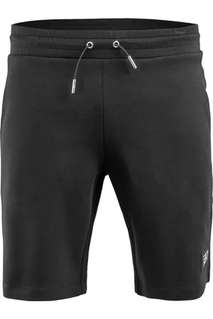 EA7 Korte broeken, Heren, Zwart, XL, Katoen, Lux Identity Short