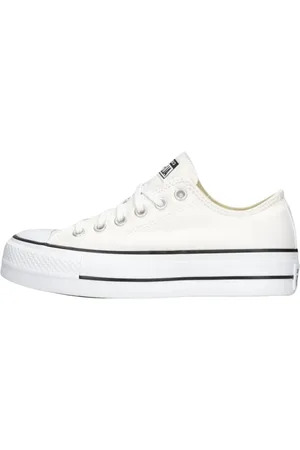 Converse Schoenen, Dames, Wit, 41 EU, Lage Platform Sneakers