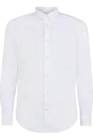 Giorgio Armani Overhemden, Heren, Wit, 2Xl, Formal Shirts
